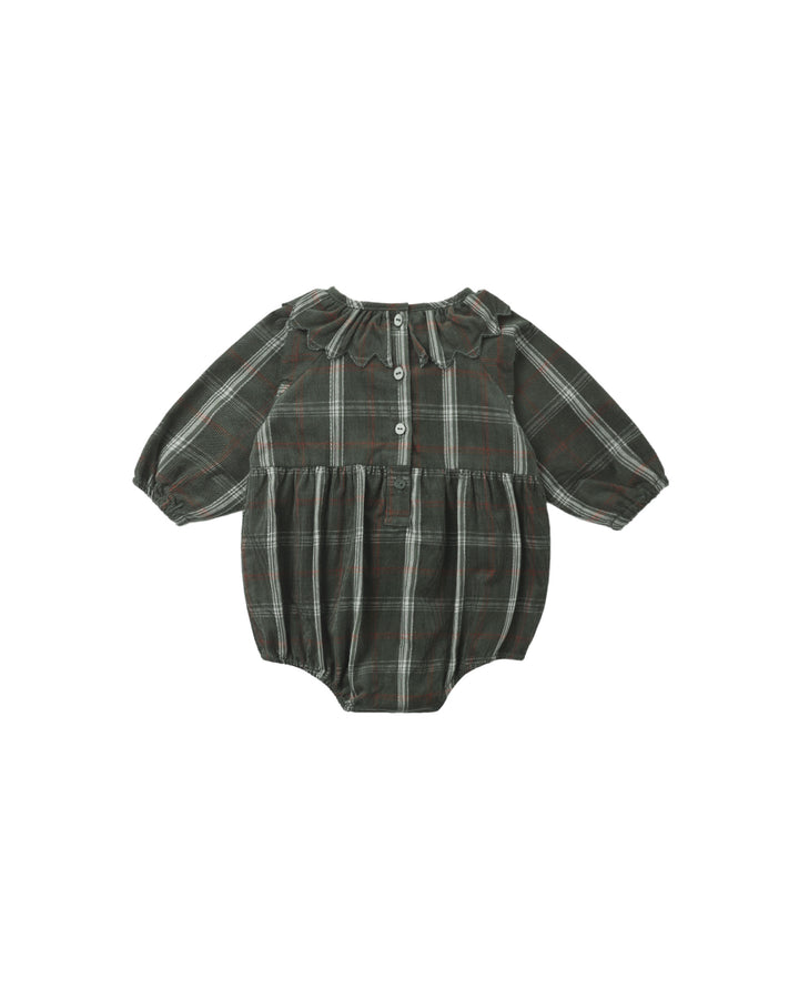 Rylee + Cru Freya Romper - Holiday Plaid