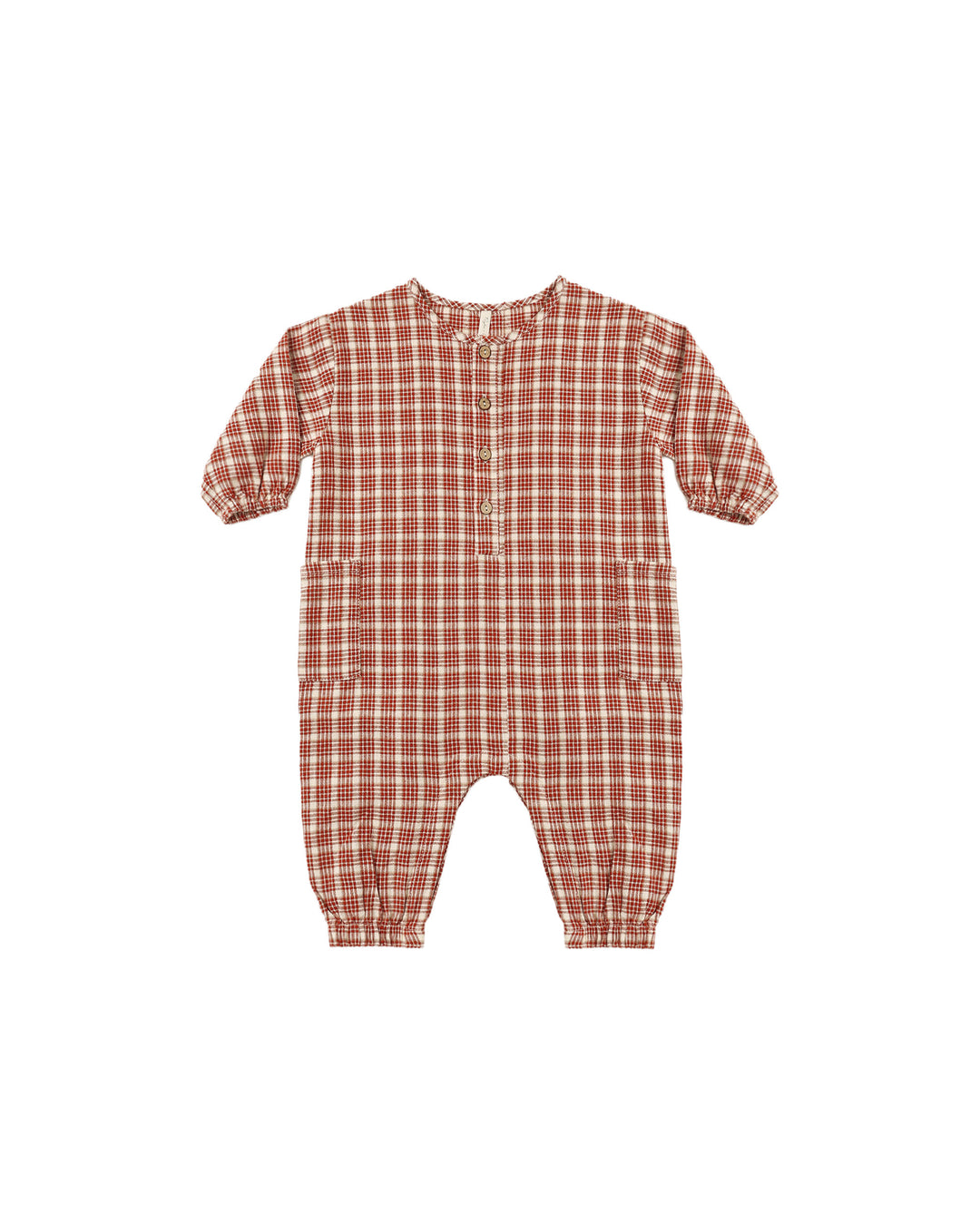 Rylee + Cru Relaxed Woven Jumpsuit - Vintage Plaid