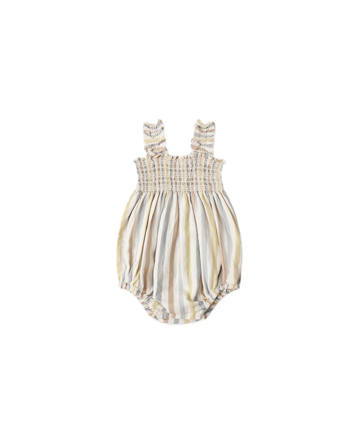 Rylee + Cru Julia Romper - Valencia Stripe