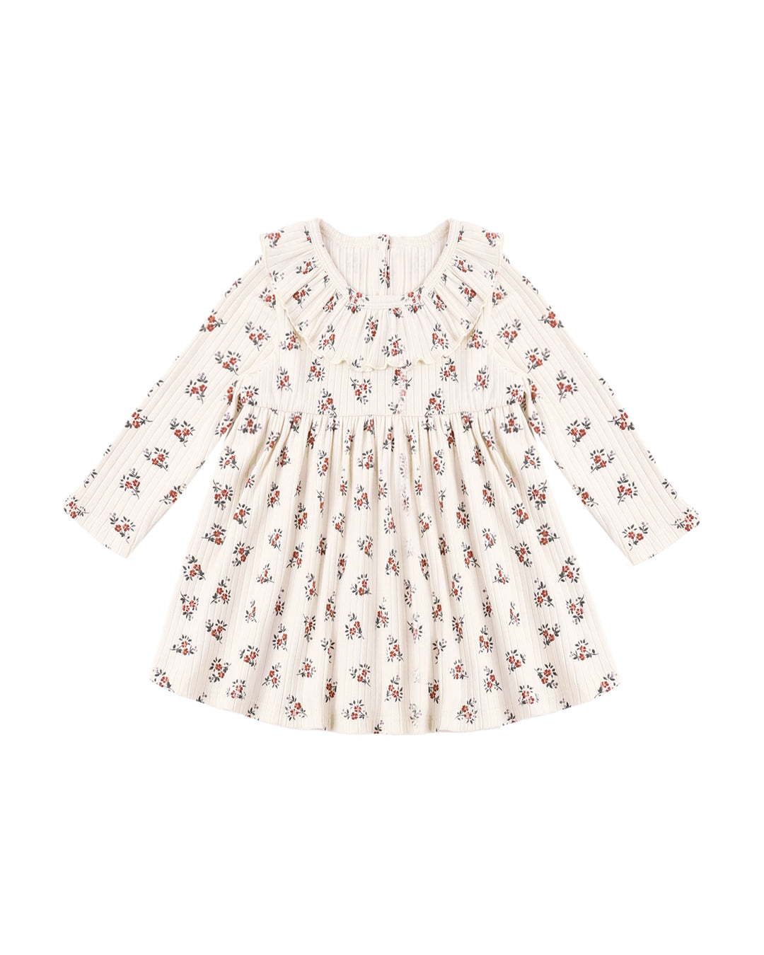 Rylee + Cru Ruffle Collar Dress - Ruby Bloom