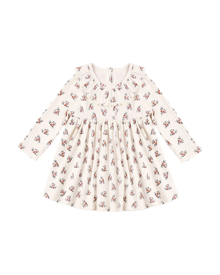 Rylee + Cru Ruffle Collar Dress - Ruby Bloom