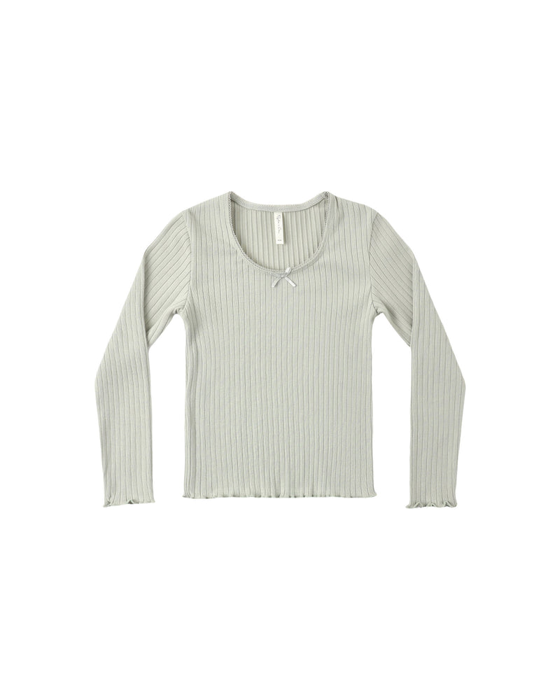 Rylee + Cru Ribbed Long Sleeve - Sage