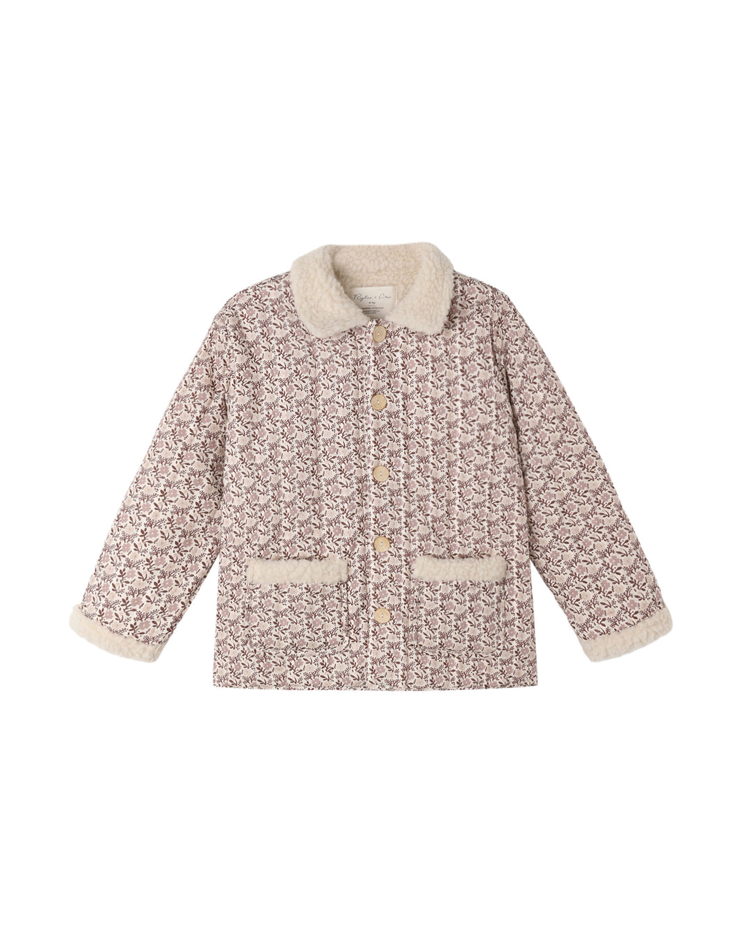 Rylee + Cru Quilted Collared Coat - Primrose