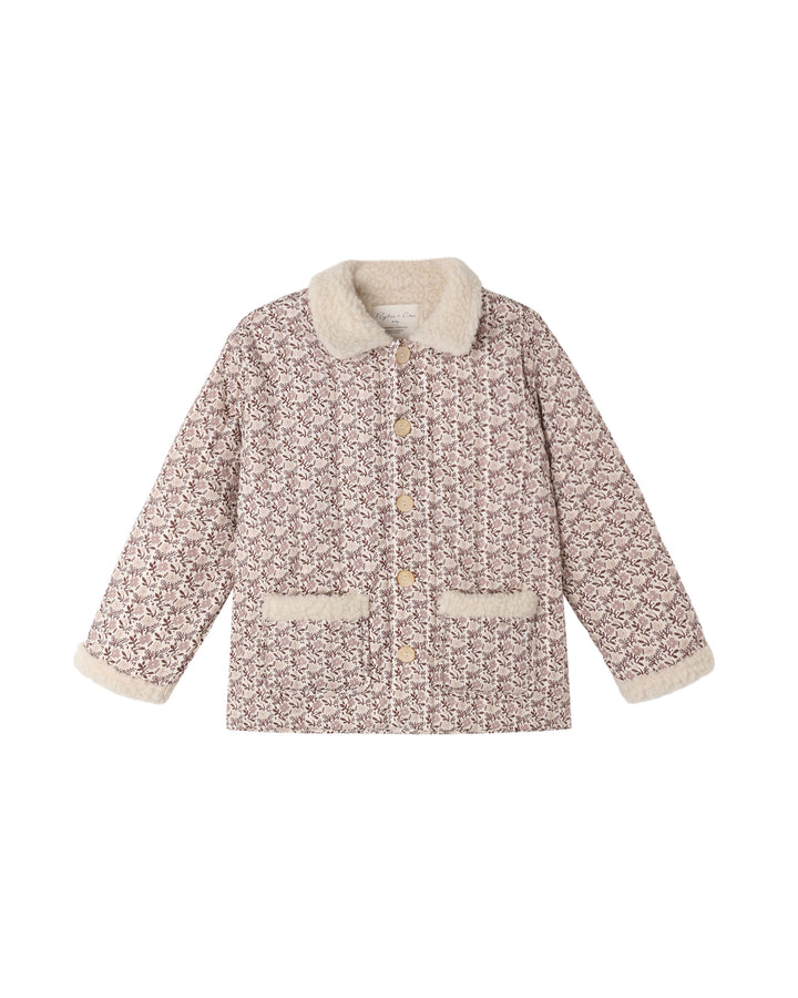 Rylee + Cru Quilted Collared Coat - Primrose