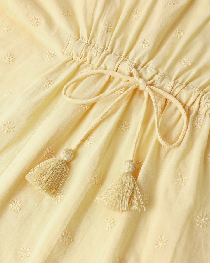 Rylee + Cru Kaftan Cover Up - Lemon