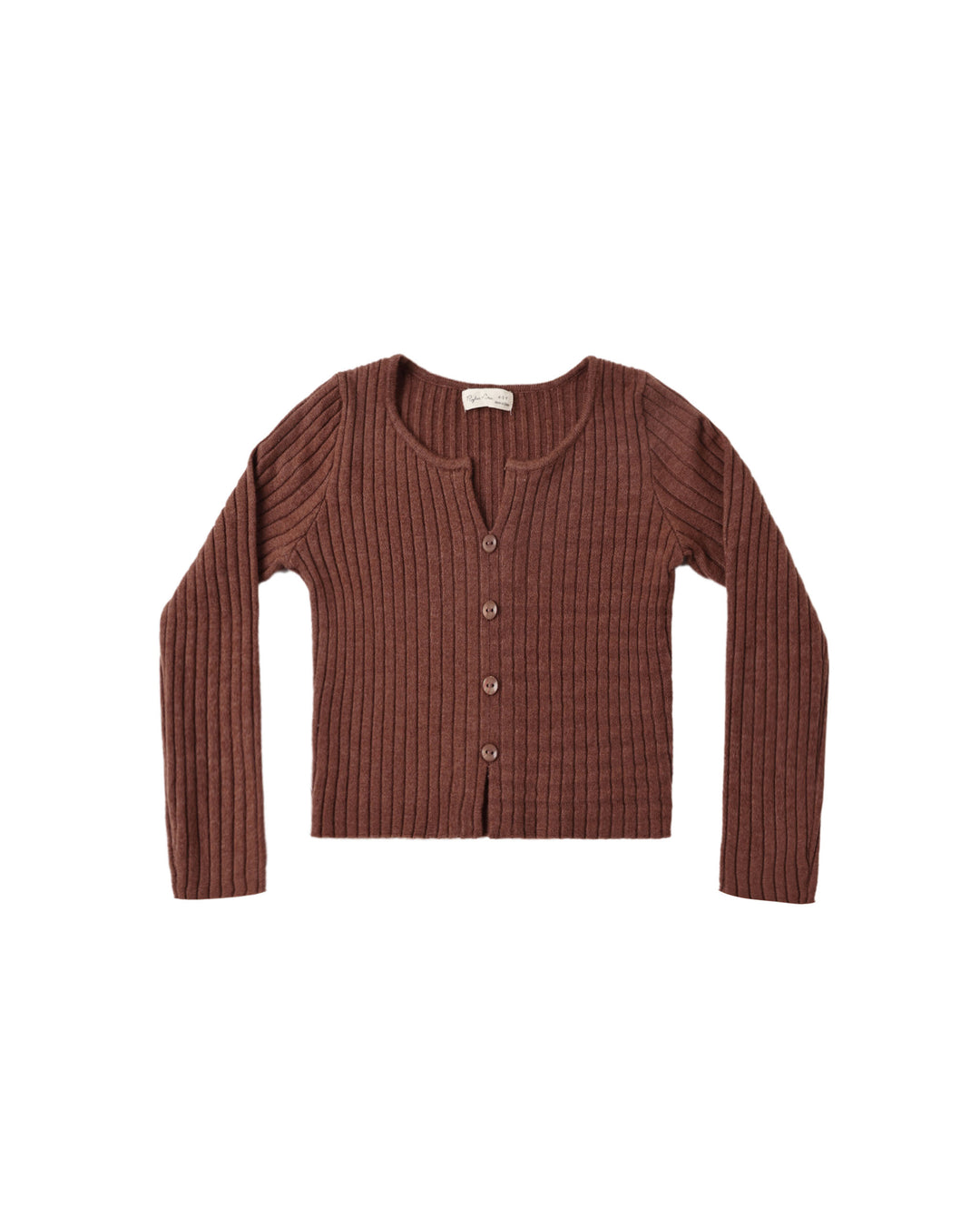 Rylee + Cru Long Sleeve Knit Tee - Mulberry