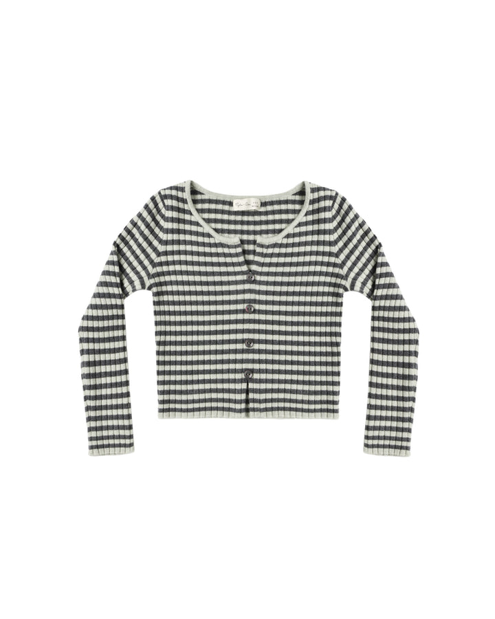 Rylee + Cru Long Sleeve Knit Tee - Midnight Stripe