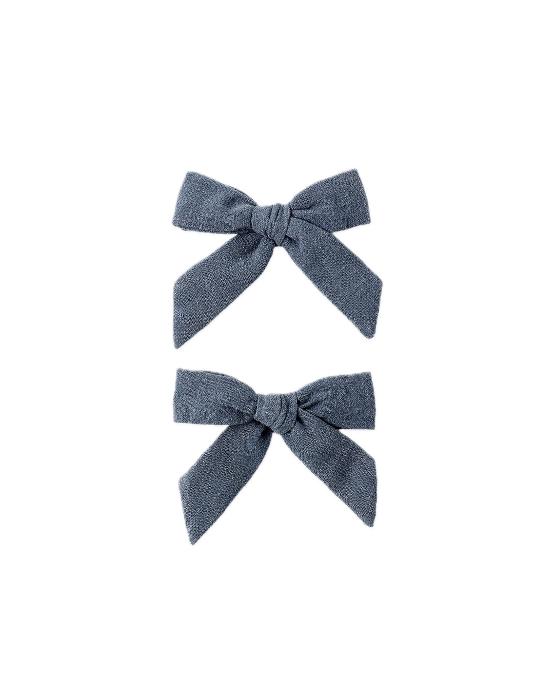 Rylee + Cru Bows - Set Of 2 - Navy