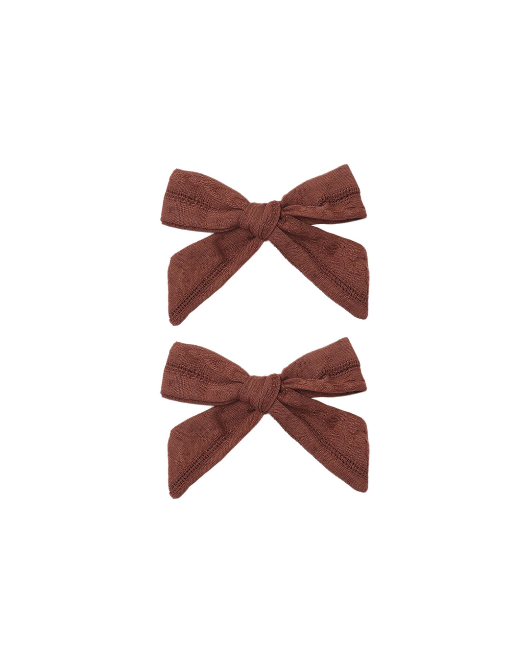 Rylee + Cru Bows, Set Of 2 - Mulberry