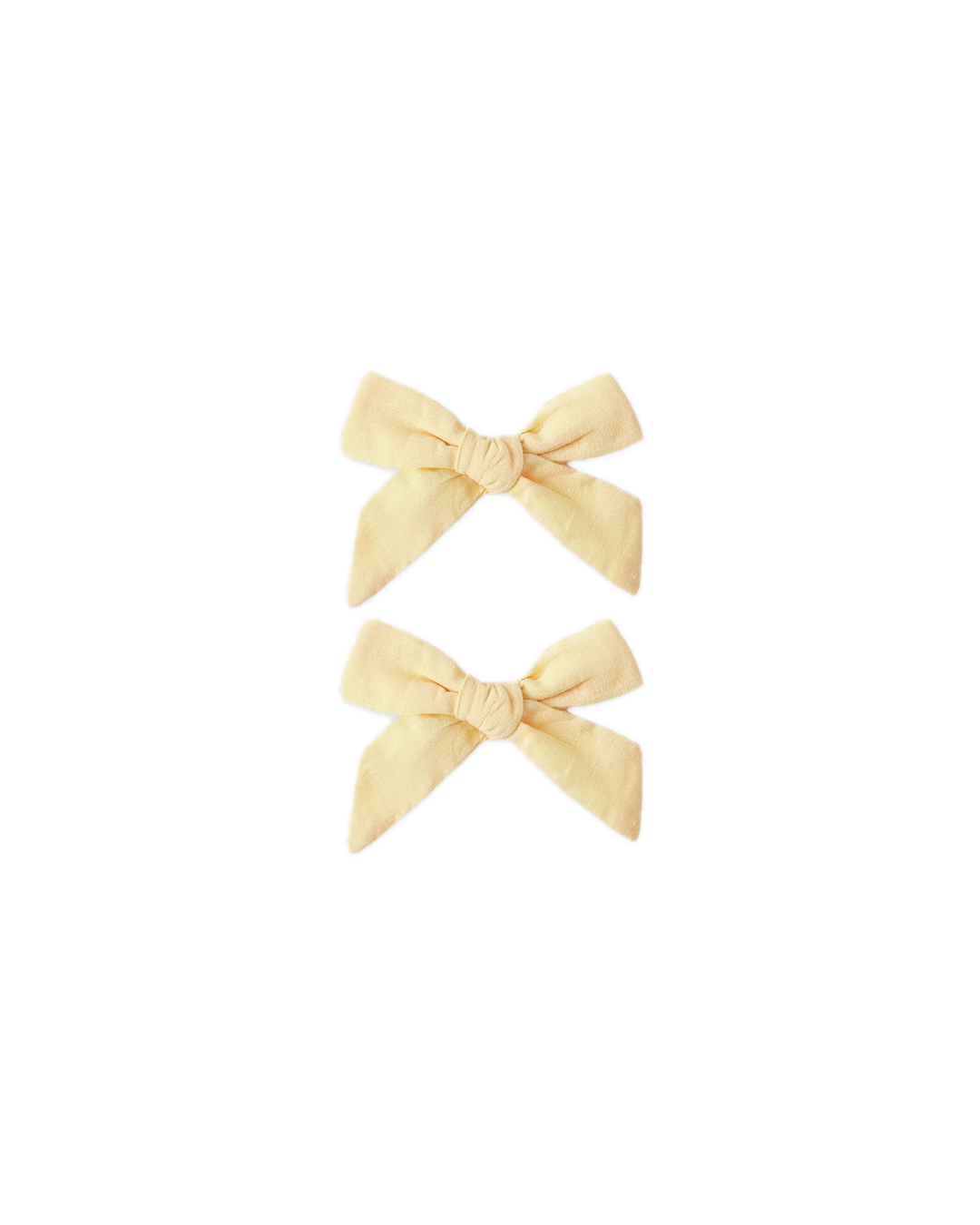 Rylee + Cru Set Of 2 Bows - Lemon