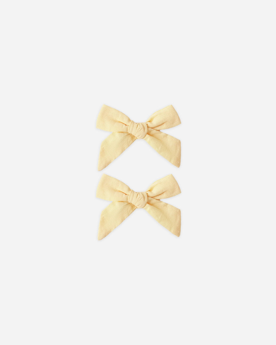 Rylee + Cru Set Of 2 Bows - Lemon