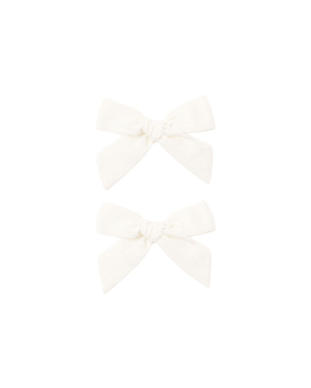 Rylee + Cru Bows, Set of 2 - Ivory