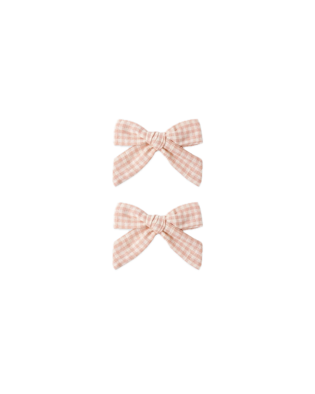 Rylee + Cru Set Of 2 Bows - Petal Gingham