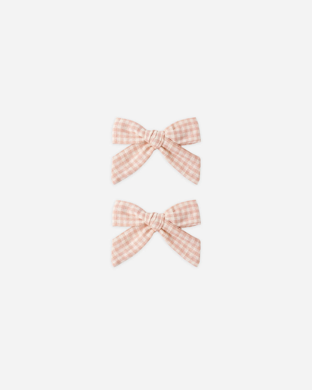 Rylee + Cru Set Of 2 Bows - Petal Gingham