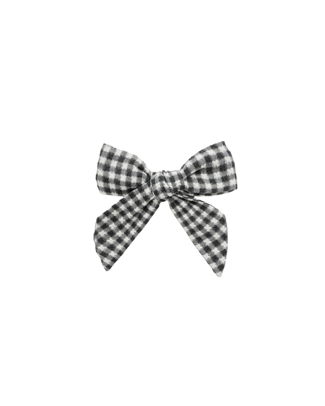 Rylee + Cru Bow - Black Gingham