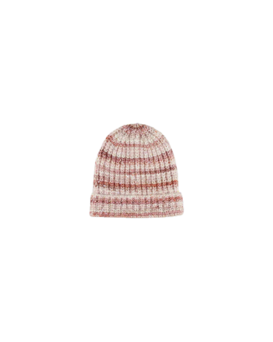 Rylee + Cru Beanie - Pink Multi Stripe