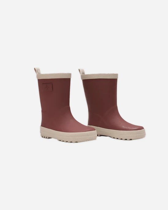 Rylee + Cru Rainboot - Burgundy