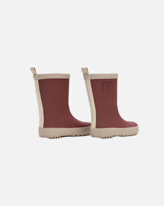 Rylee + Cru Rainboot - Burgundy