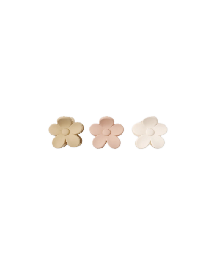 Rylee + Cru Flower Clip Set - Butterscotch, Blush, Ivory