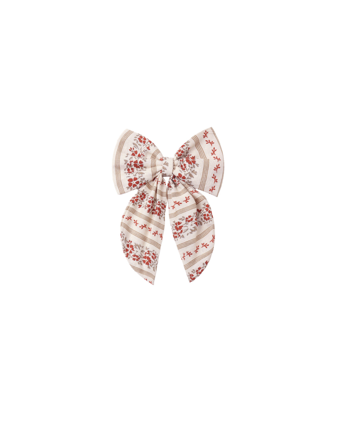 Rylee + Cru Oversized Bow - Floral Stripe