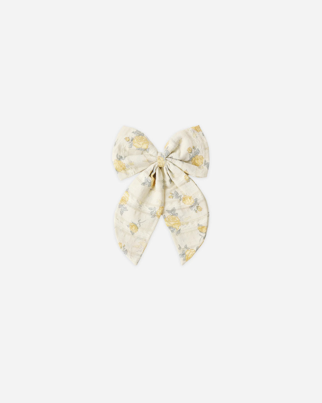 Rylee + Cru Oversized Bow - Lemon Ditsy Flower