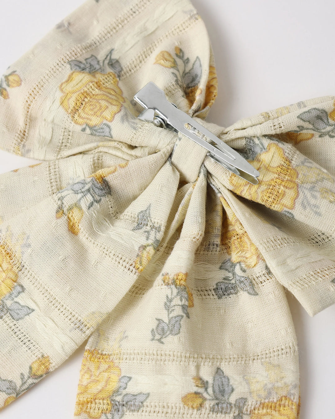 Rylee + Cru Oversized Bow - Lemon Ditsy Flower