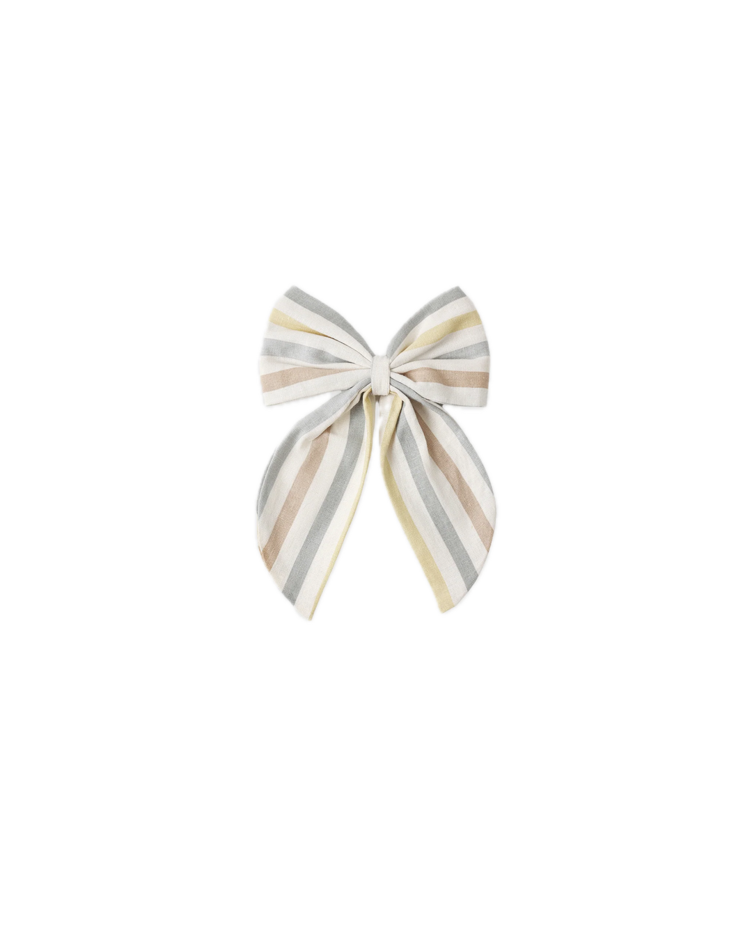 Rylee + Cru Oversized Bow - Valencia Stripe