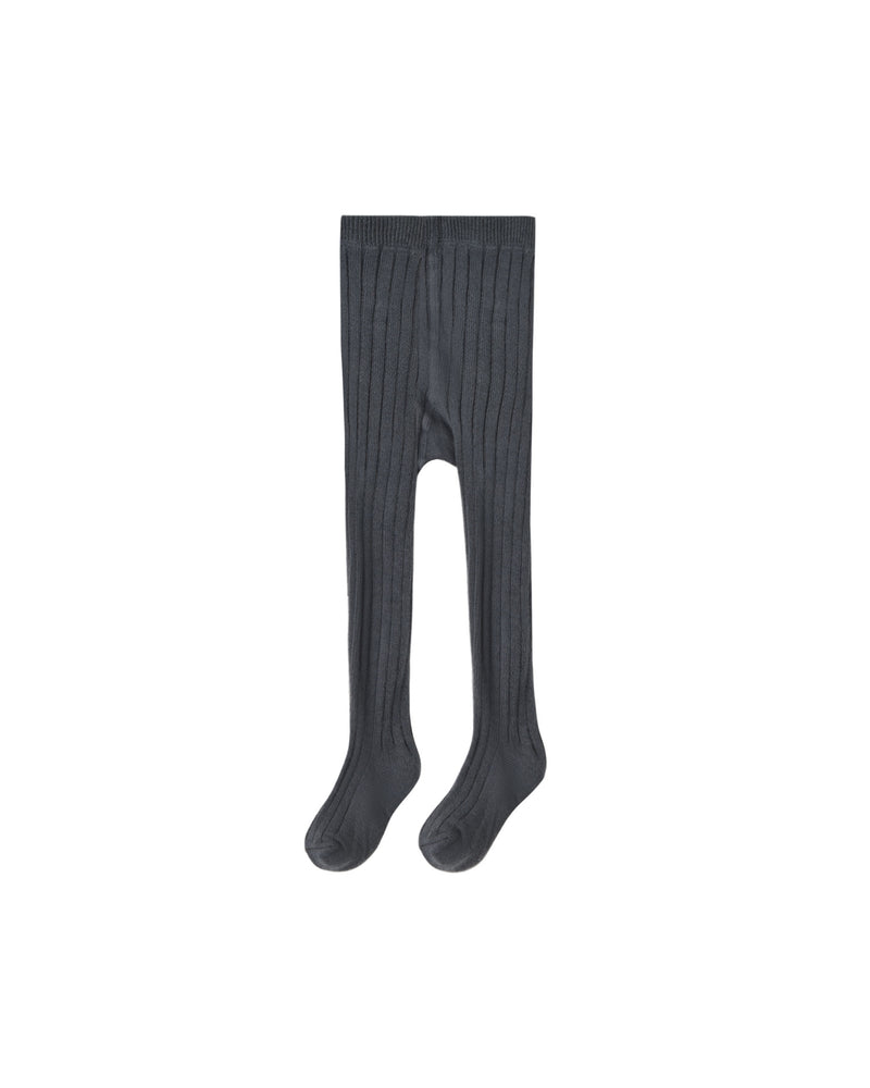 Rylee + Cru Ribbed Tights - Midnight