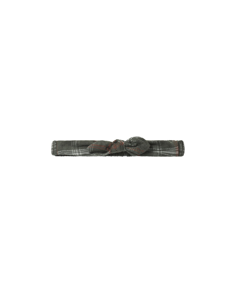 Rylee + Cru Baby Bow Headband - Holiday Plaid