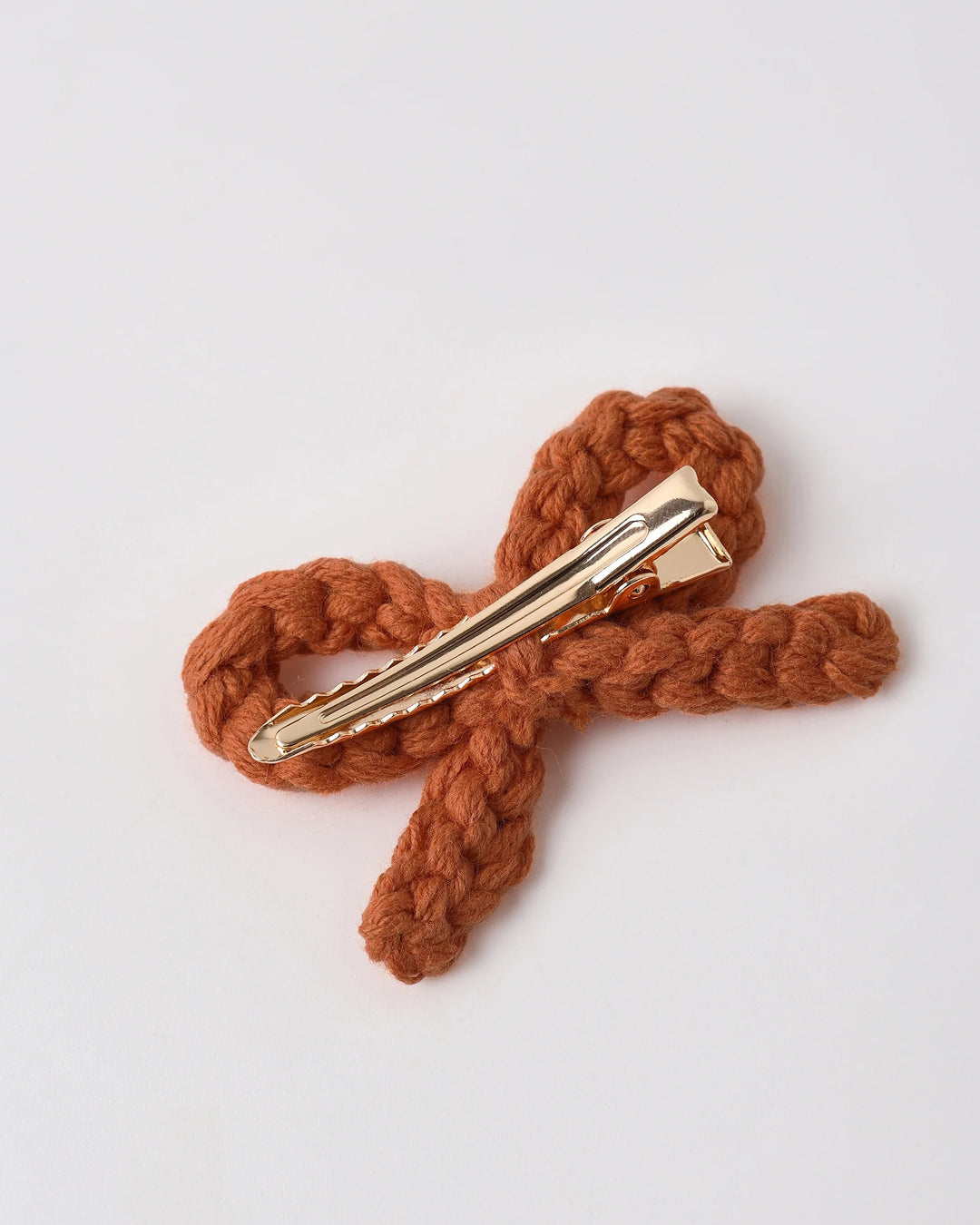 Rylee + Cru Crochet Bow Clips - Poppy