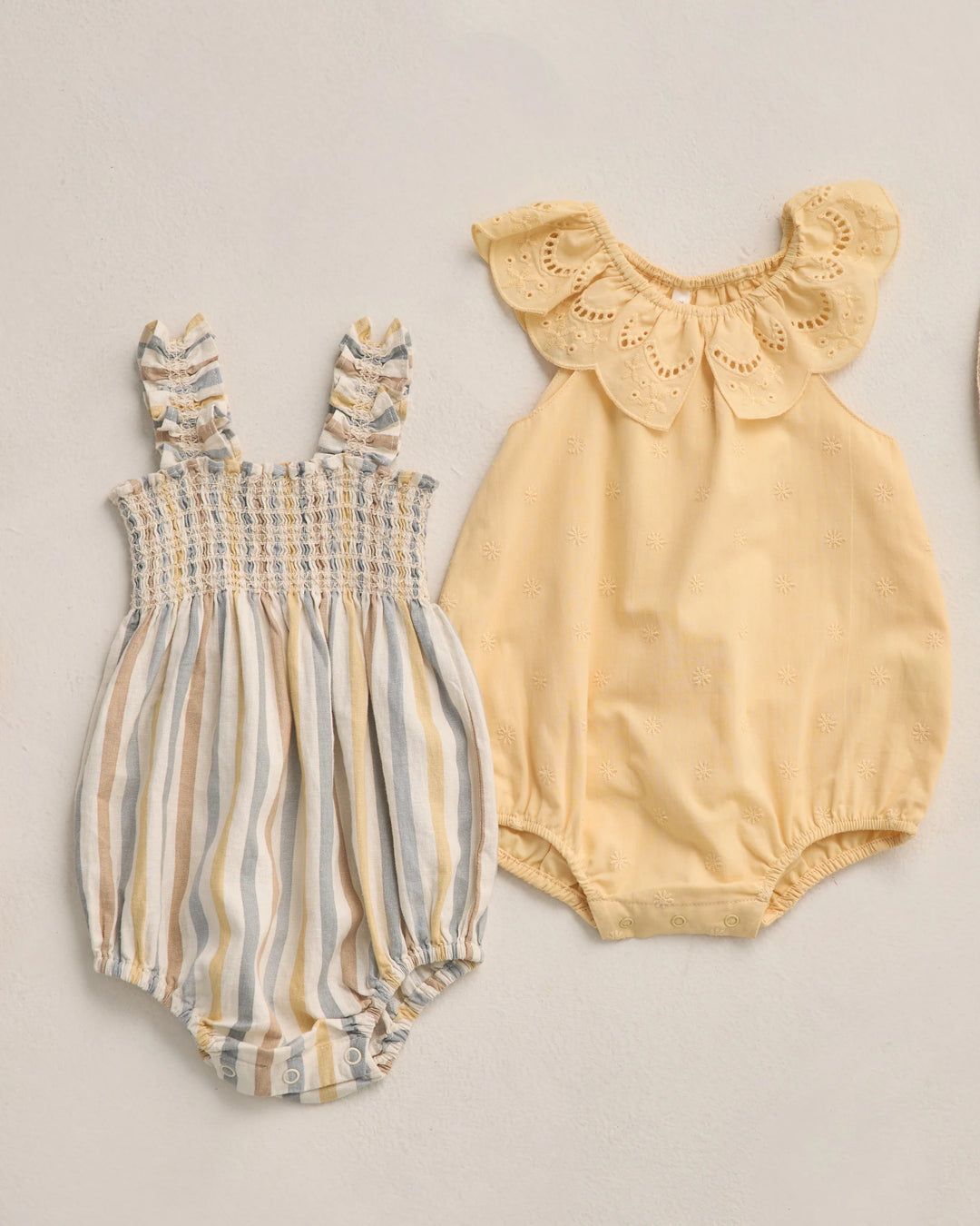 Rylee + Cru Julia Romper - Valencia Stripe