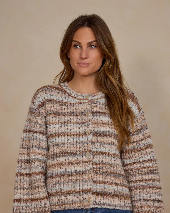 Rylee + Cru Cheyenne Cardigan - Blue Multi-Stripe