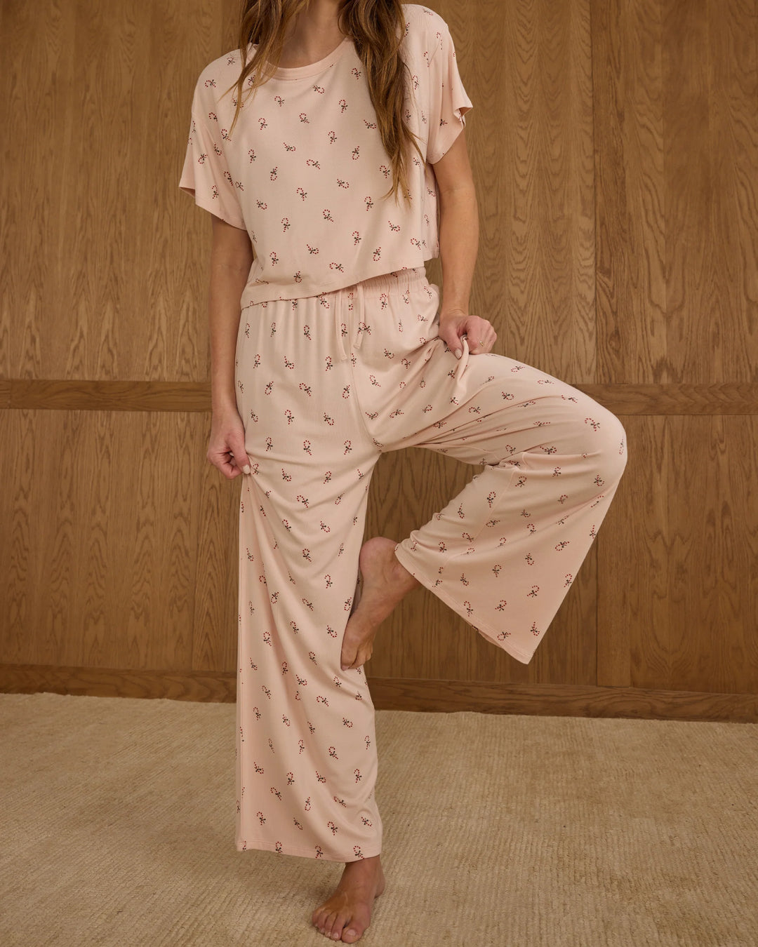 Rylee + Cru Women's Ruthie Set - Candy Canes