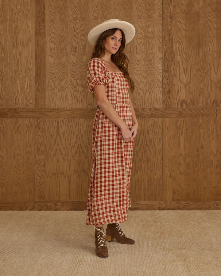 Rylee + Cru Women's Chiara Dress - Red Plaid