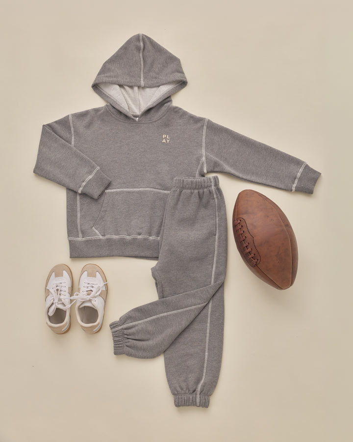 Rylee + Cru Coast Hoodie - Dark Heather Grey