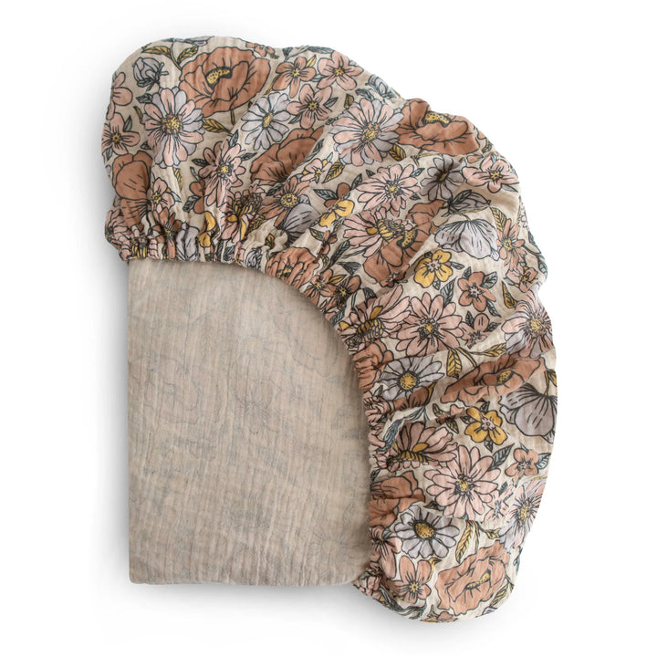 Mushie Extra Soft Muslin Crib Sheet