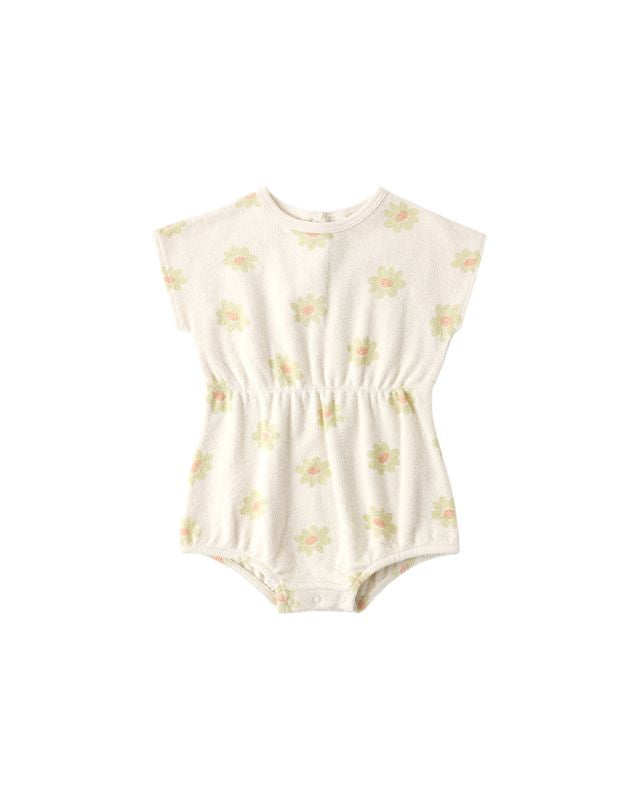 Rylee + Cru Kai Romper - Yellow Daisy