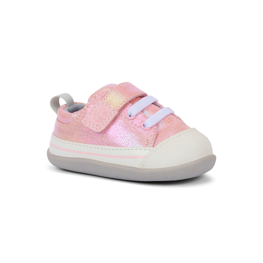 See Kai Run Stevie Mini Sneaker - Pink Metallic