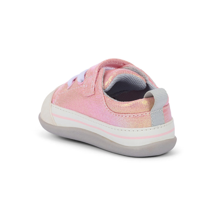 See Kai Run Stevie Mini Sneaker - Pink Metallic