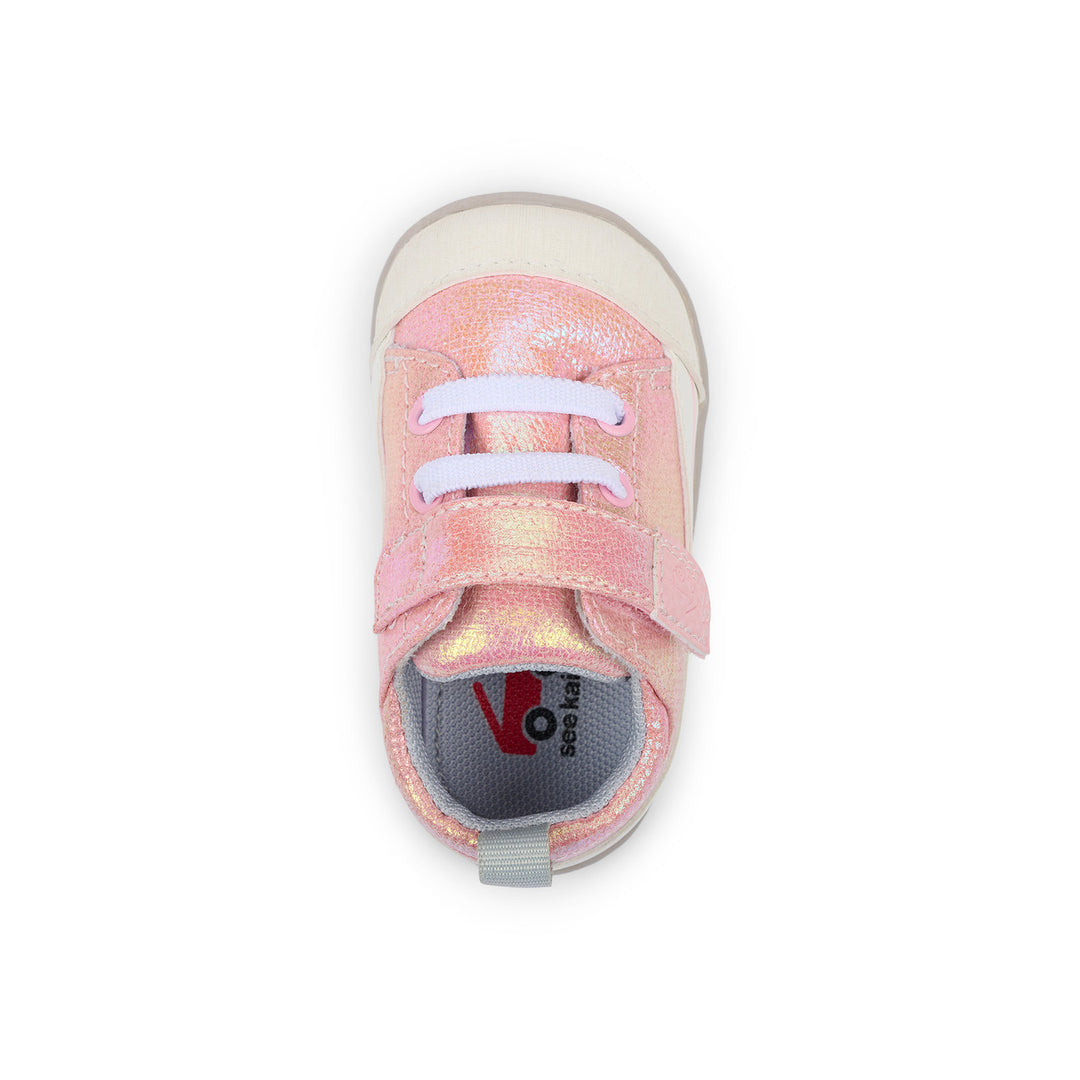 See Kai Run Stevie Mini Sneaker - Pink Metallic