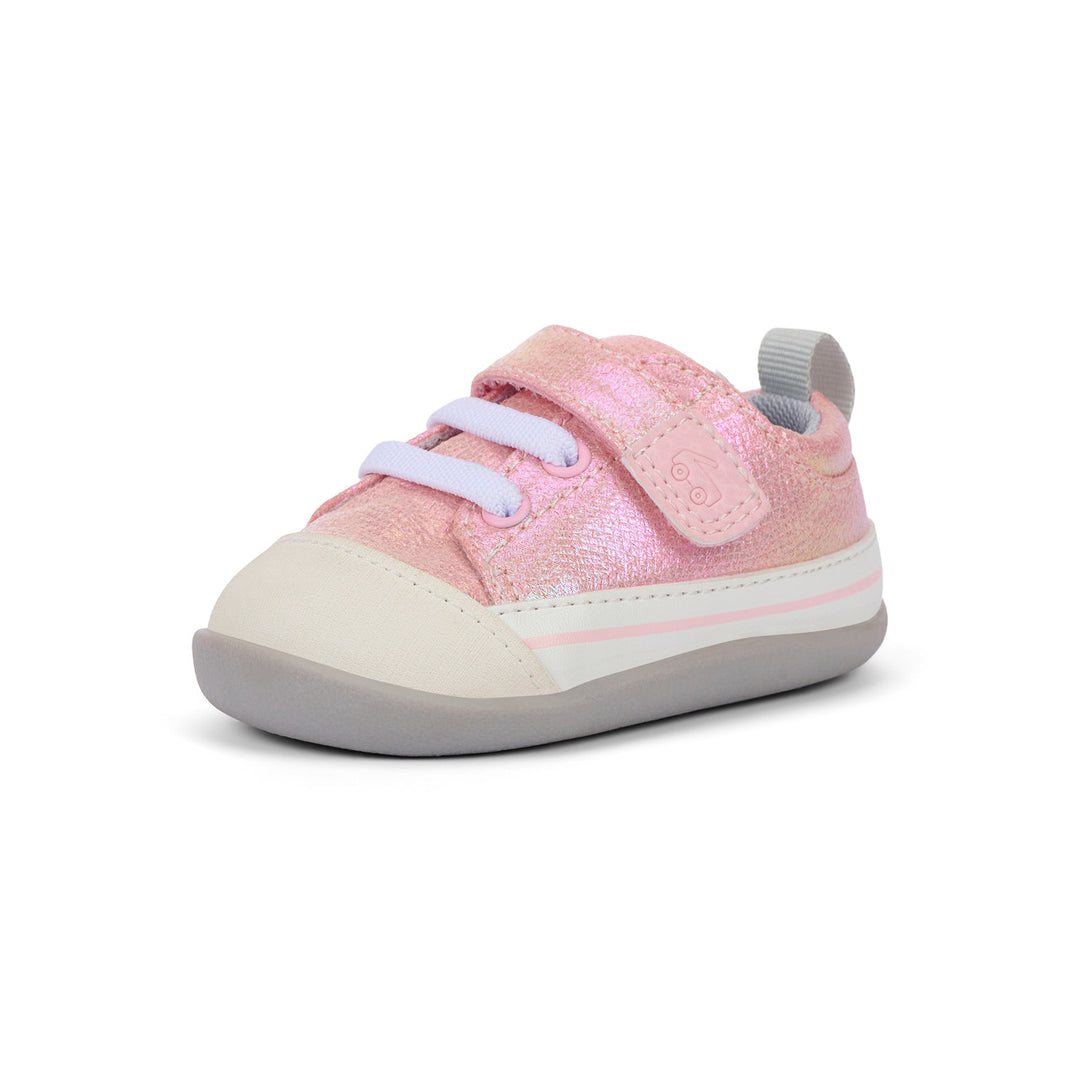See Kai Run Stevie Mini Sneaker - Pink Metallic