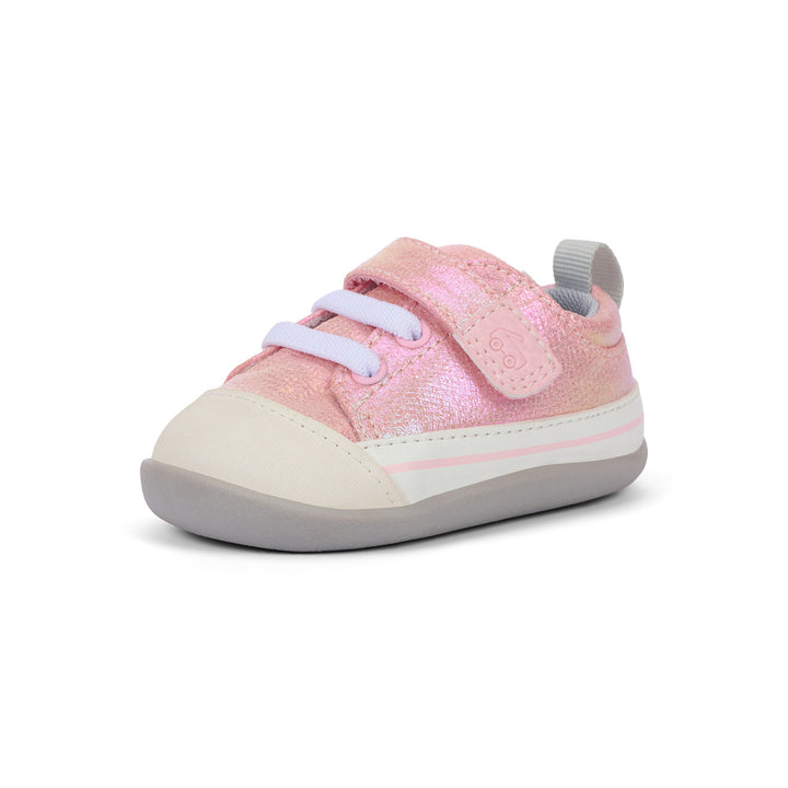 See Kai Run Stevie Mini Sneaker - Pink Metallic