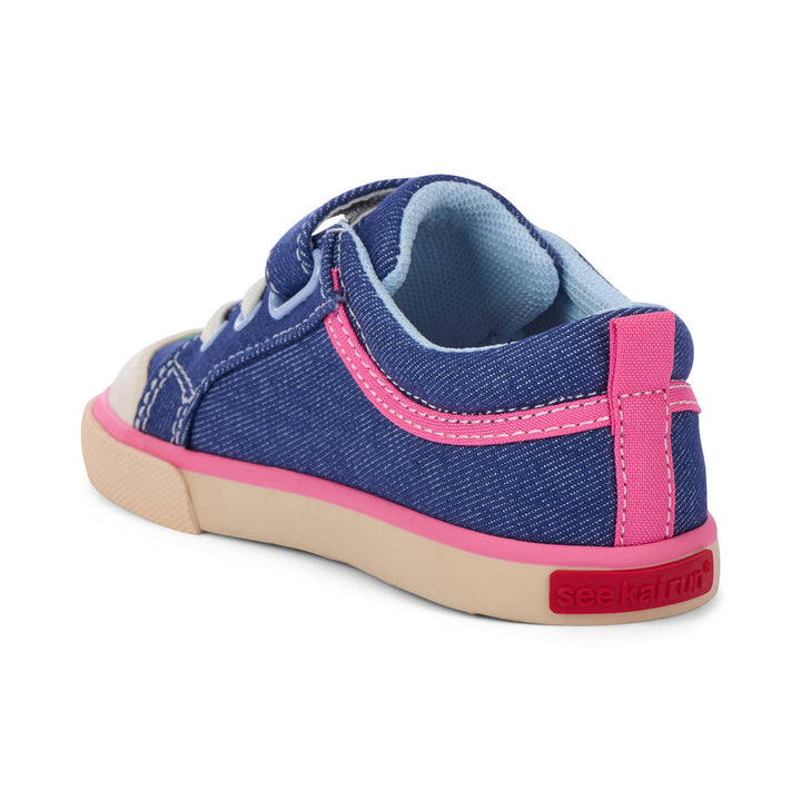 See Kai Run Kristin Sneaker - Blue Denim/Garden