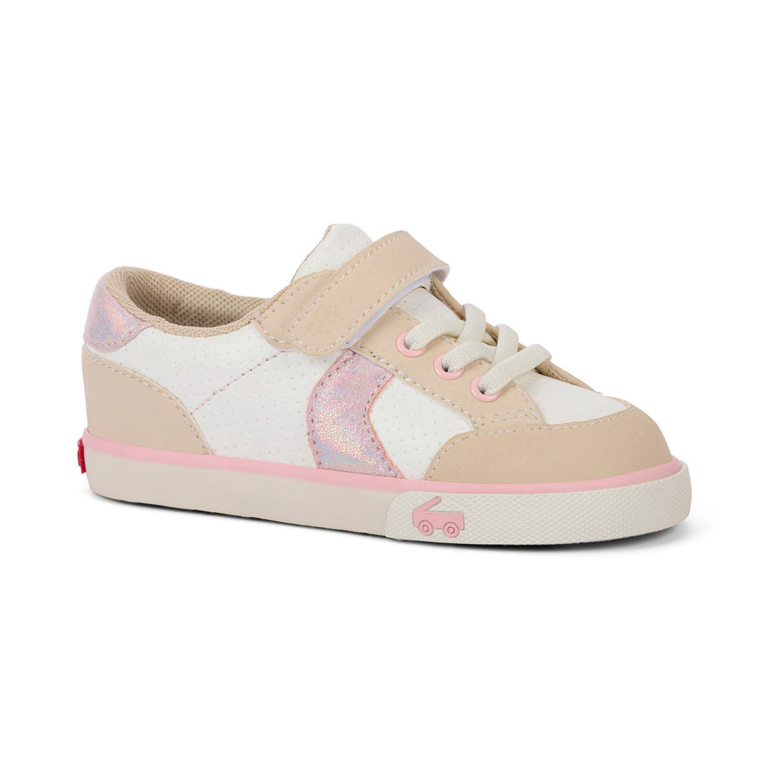 See Kai Run Connor Sneaker - White/Oatmeal