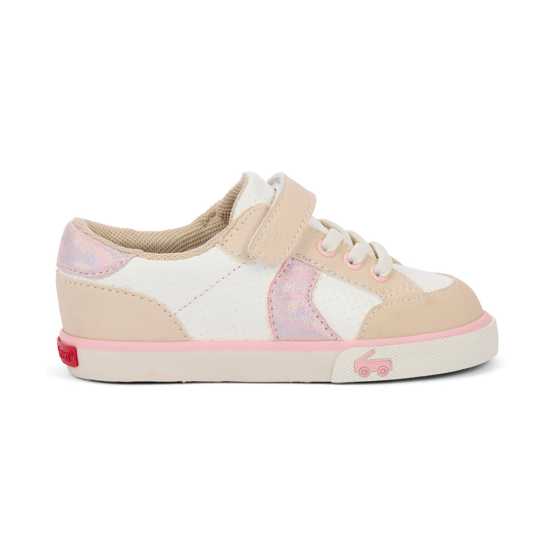 See Kai Run Connor Sneaker - White/Oatmeal