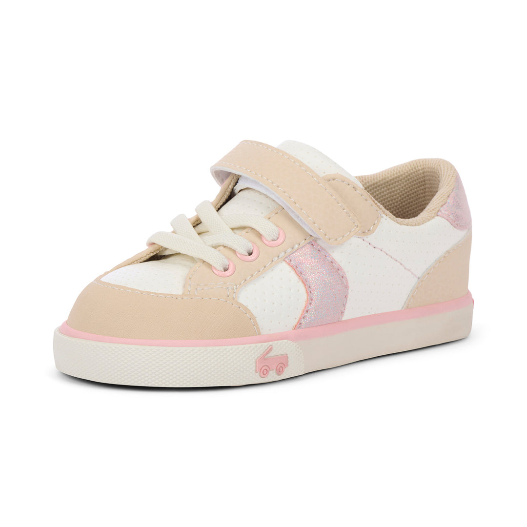 See Kai Run Connor Sneaker - White/Oatmeal