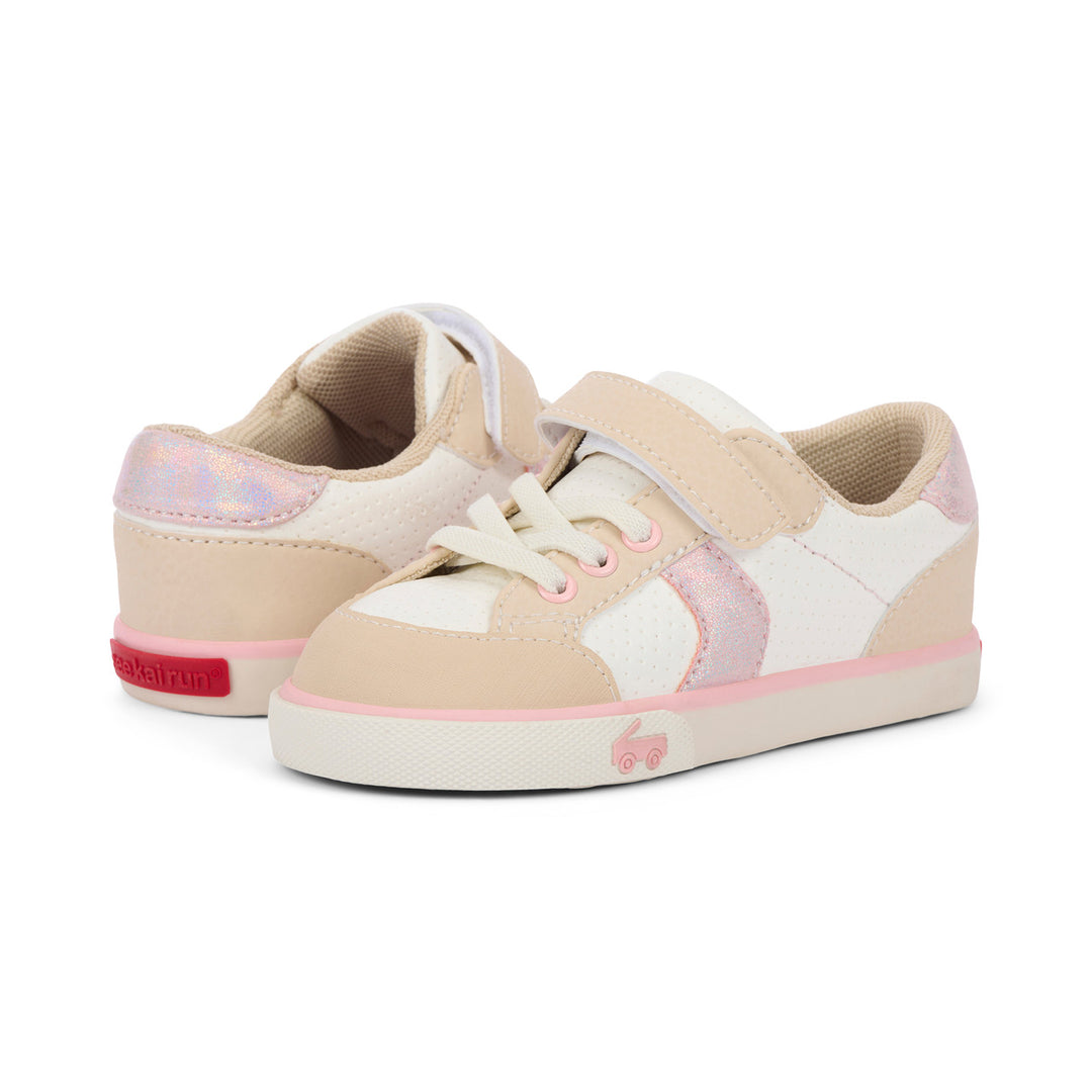 See Kai Run Connor Sneaker - White/Oatmeal