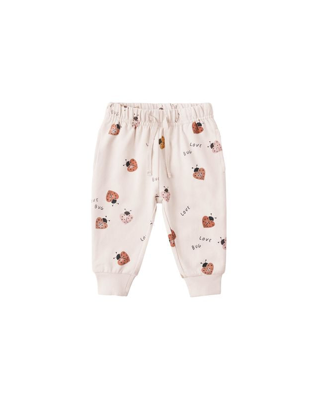 Quincy Mae Relaxed Sweatpant - Love Bug