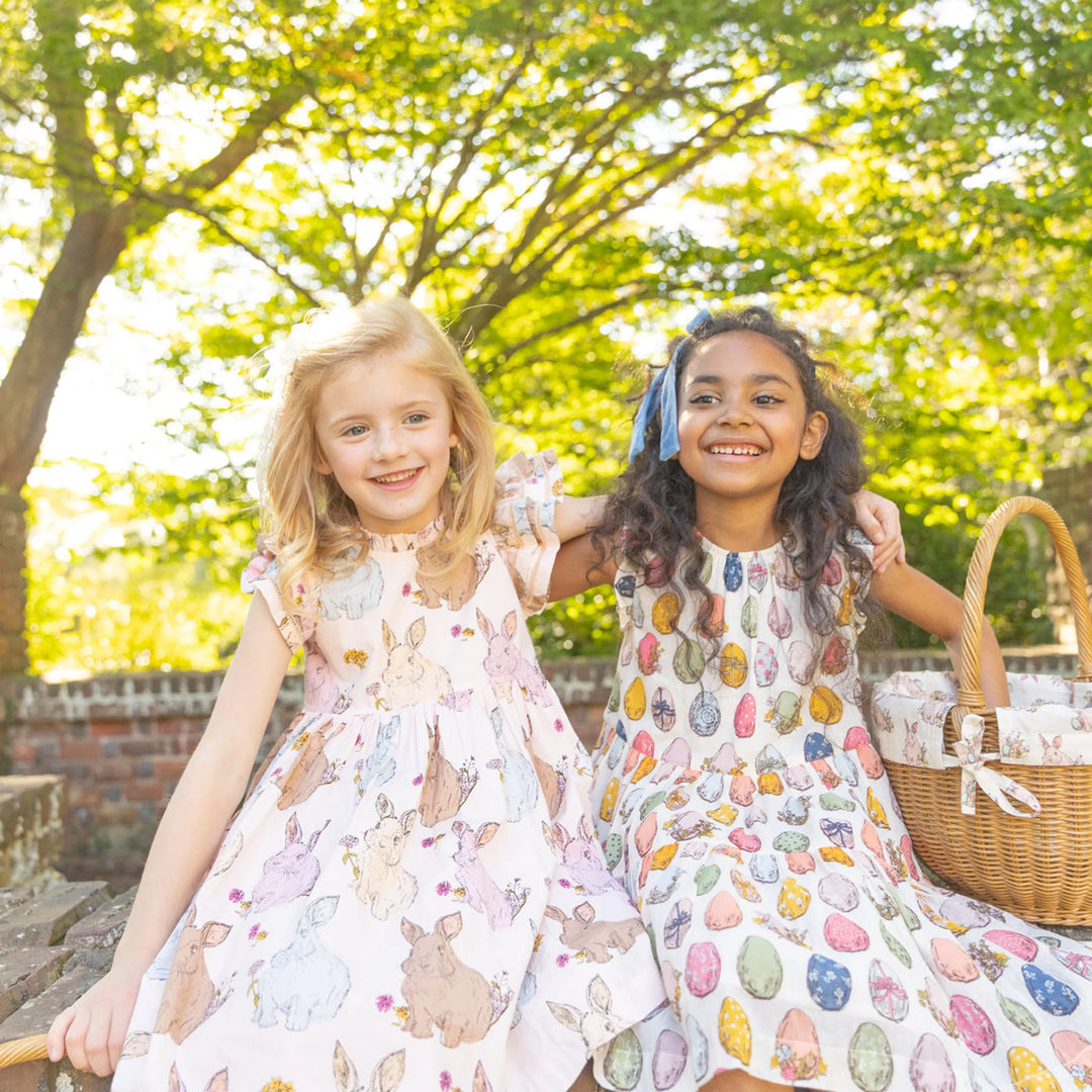 Pink Chicken Eloise Ruffle Dress - Multi Egg