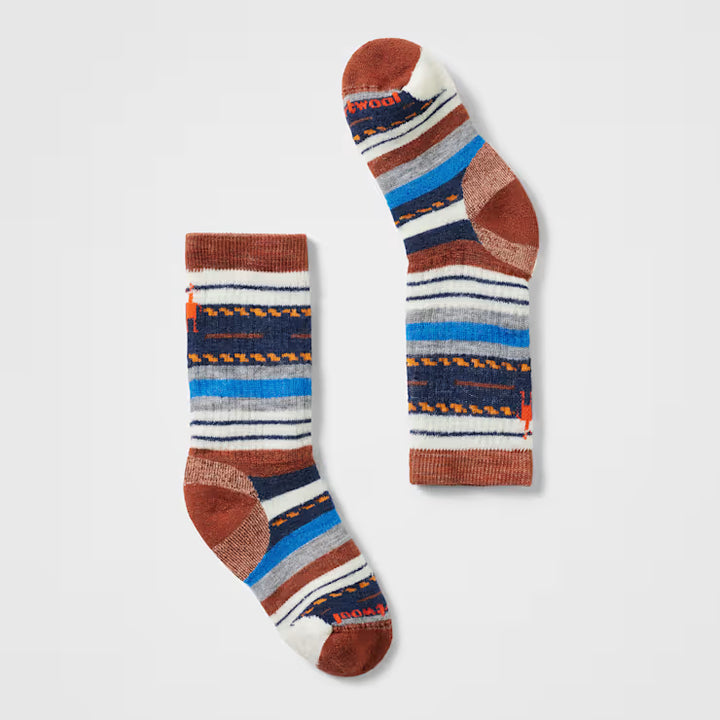 Smartwool Kids' Hike Margarita Crew Socks - Picante
